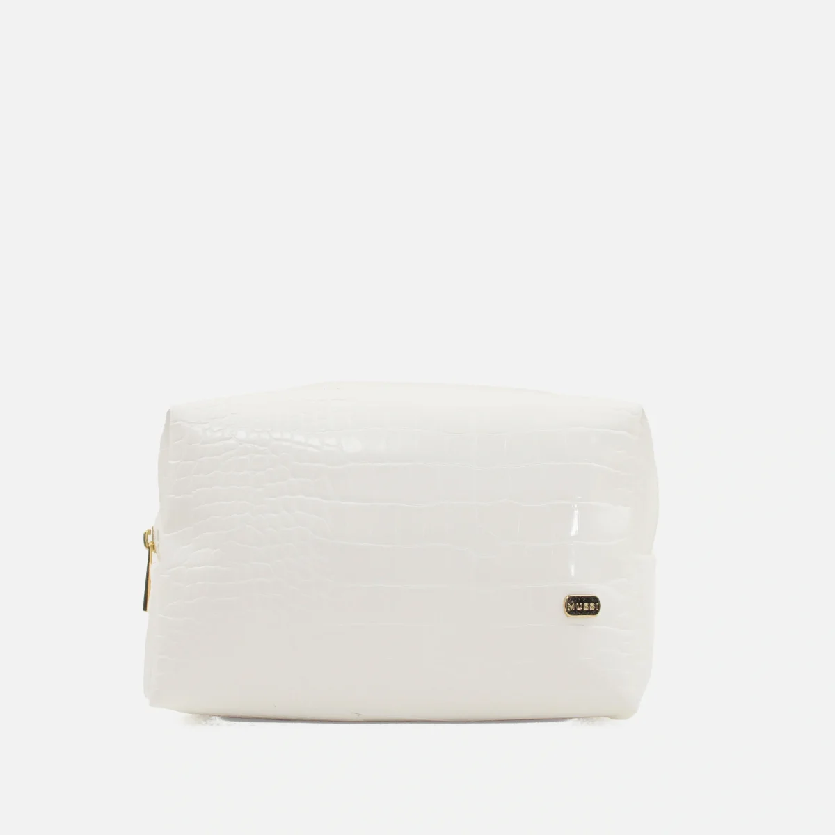 Cosmetiquera mira de sintético para mujer - Blanco