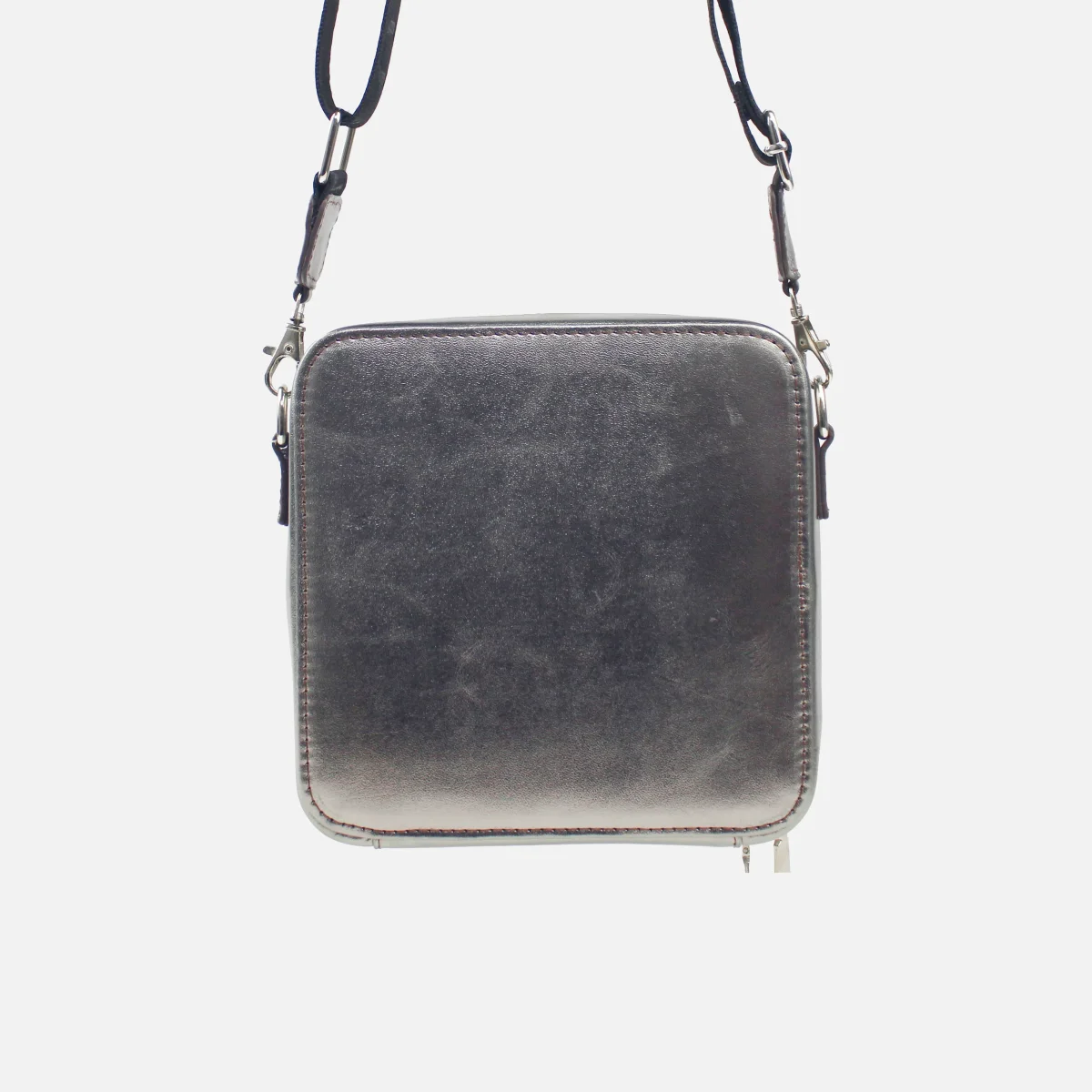 Bolso manos libres lia de cuero para mujer - Bronce - Imagen 4